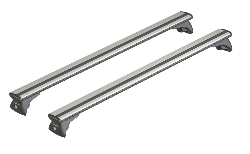 Silenzio In-Rail, set completo barre portatutto in alluminio - M - Evos IA