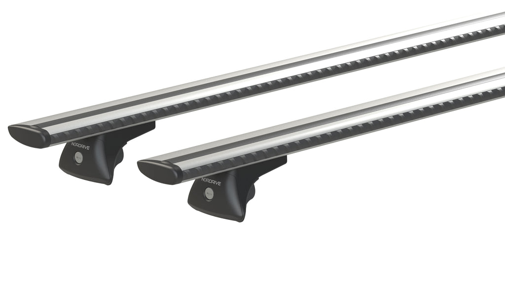 Silenzio In-Rail, set completo barre portatutto in alluminio - M - Evos IA