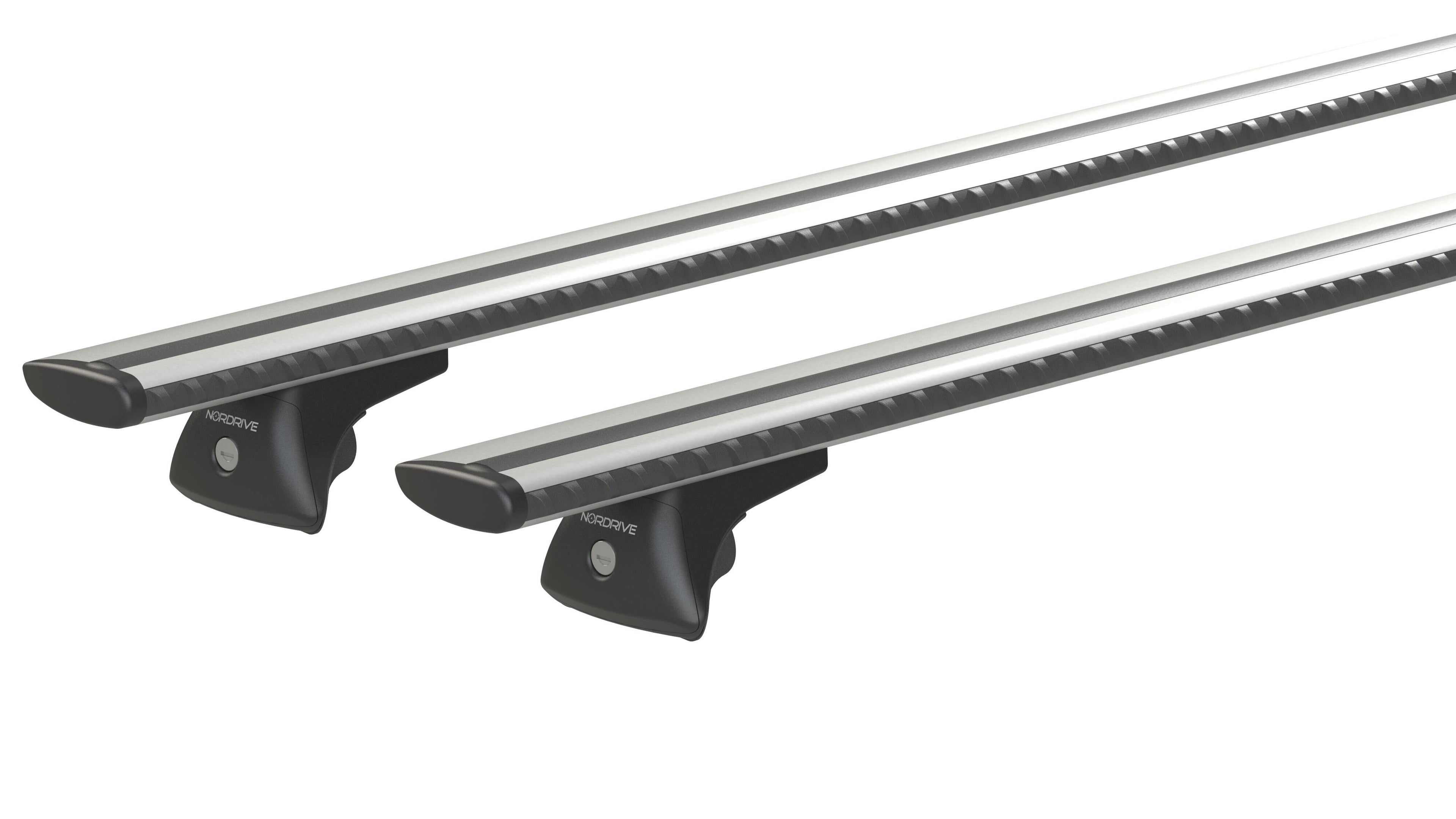 Silenzio In-Rail, set completo barre portatutto in alluminio - M - Evos IA
