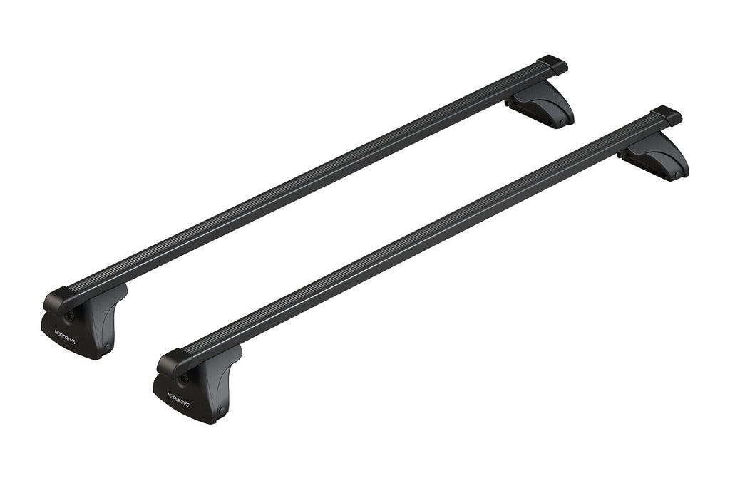 Max-Load, set barre portatutto Quadra premontate con kit piedi Evos LP - S - 108 cm