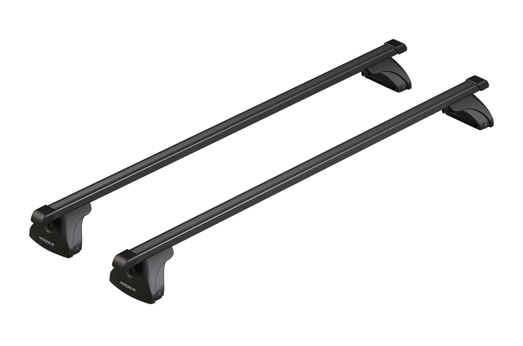Max-Load, set barre portatutto Quadra premontate con kit piedi Evos LP - XL - 140 cm