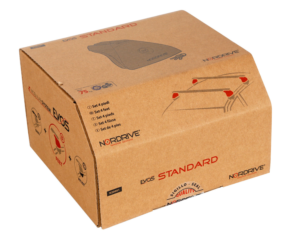 Evos ST (standard), kit 4 piedi con profilo standard