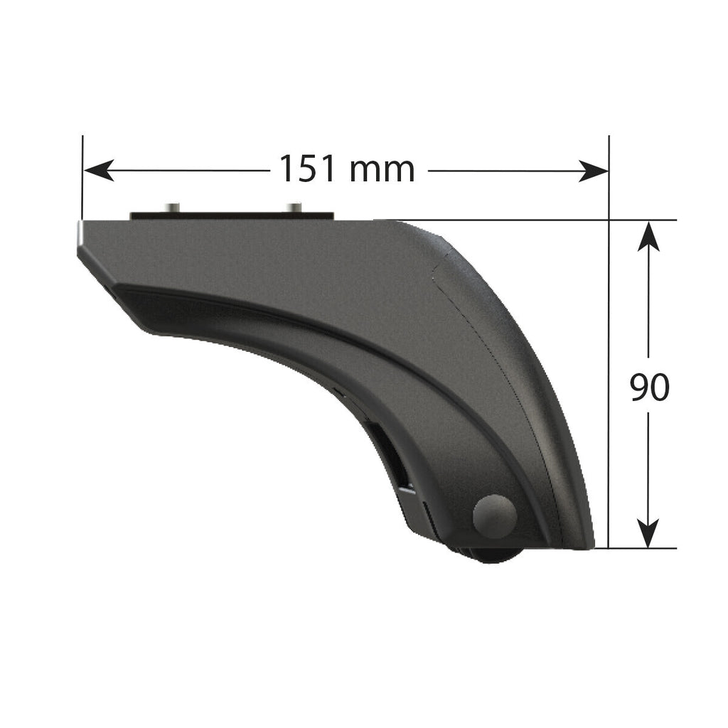 Evos ST (standard), kit 4 piedi con profilo standard