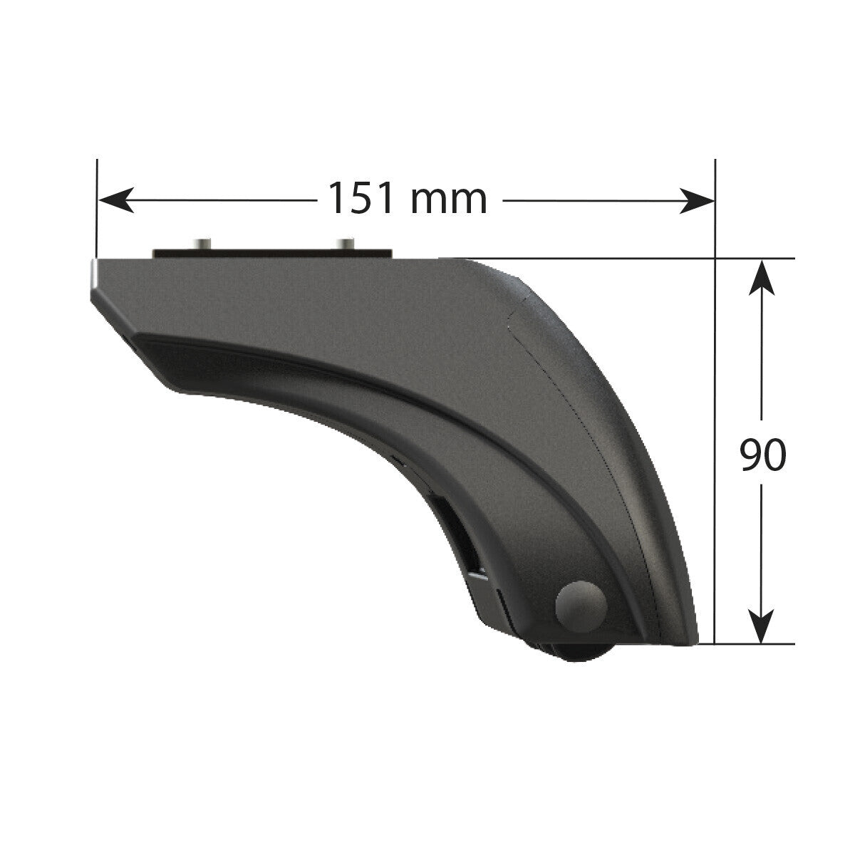 Evos ST (standard), kit 4 piedi con profilo standard