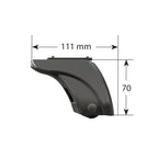 Evos LP (low profile), kit 4 piedi con profilo basso