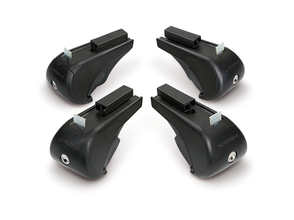 Evos RS (Rail Steel), kit 4 piedi per barre in acciaio