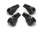 Evos RS (Rail Steel), kit 4 piedi per barre in acciaio
