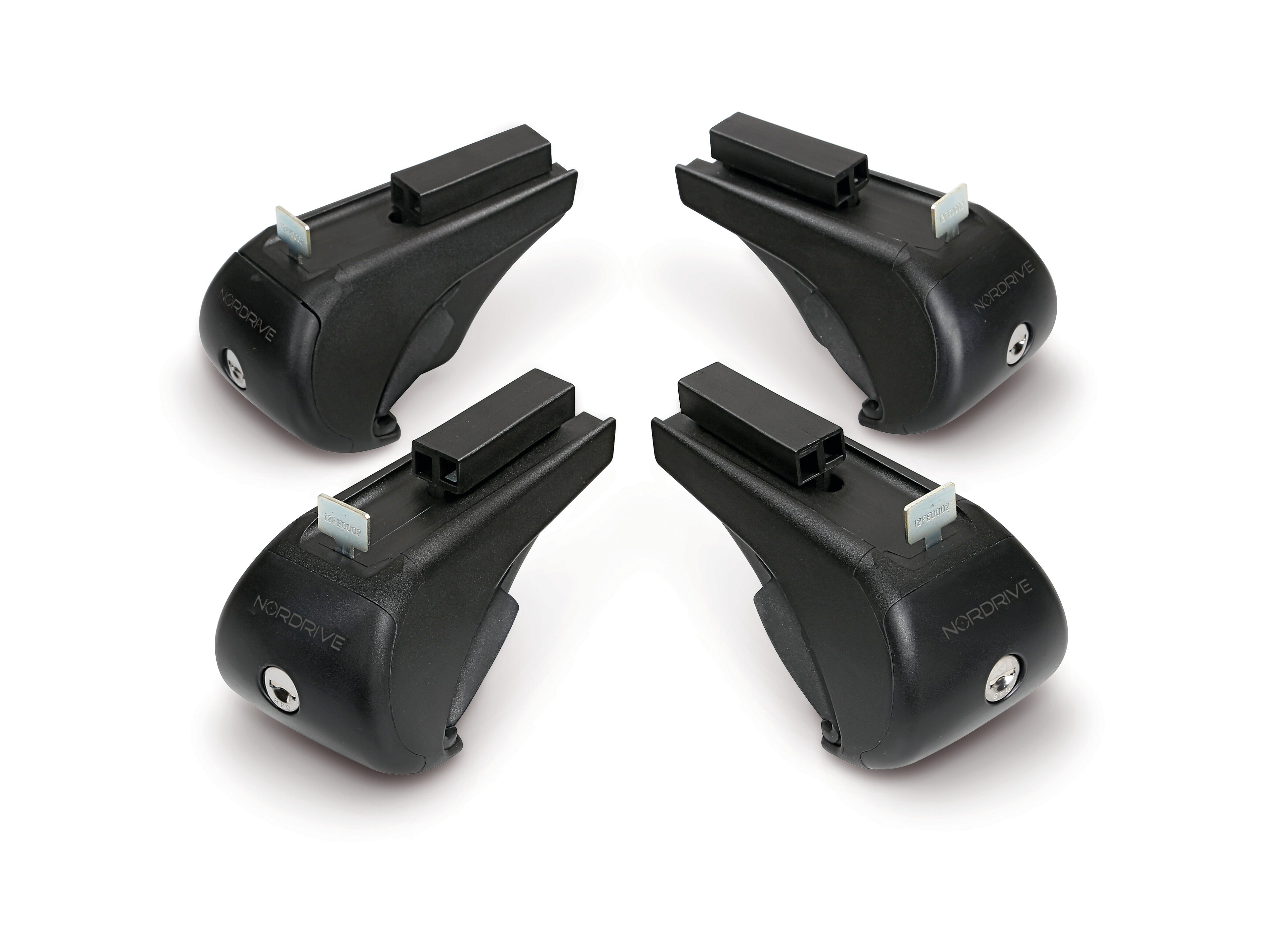 Evos RS (Rail Steel), kit 4 piedi per barre in acciaio