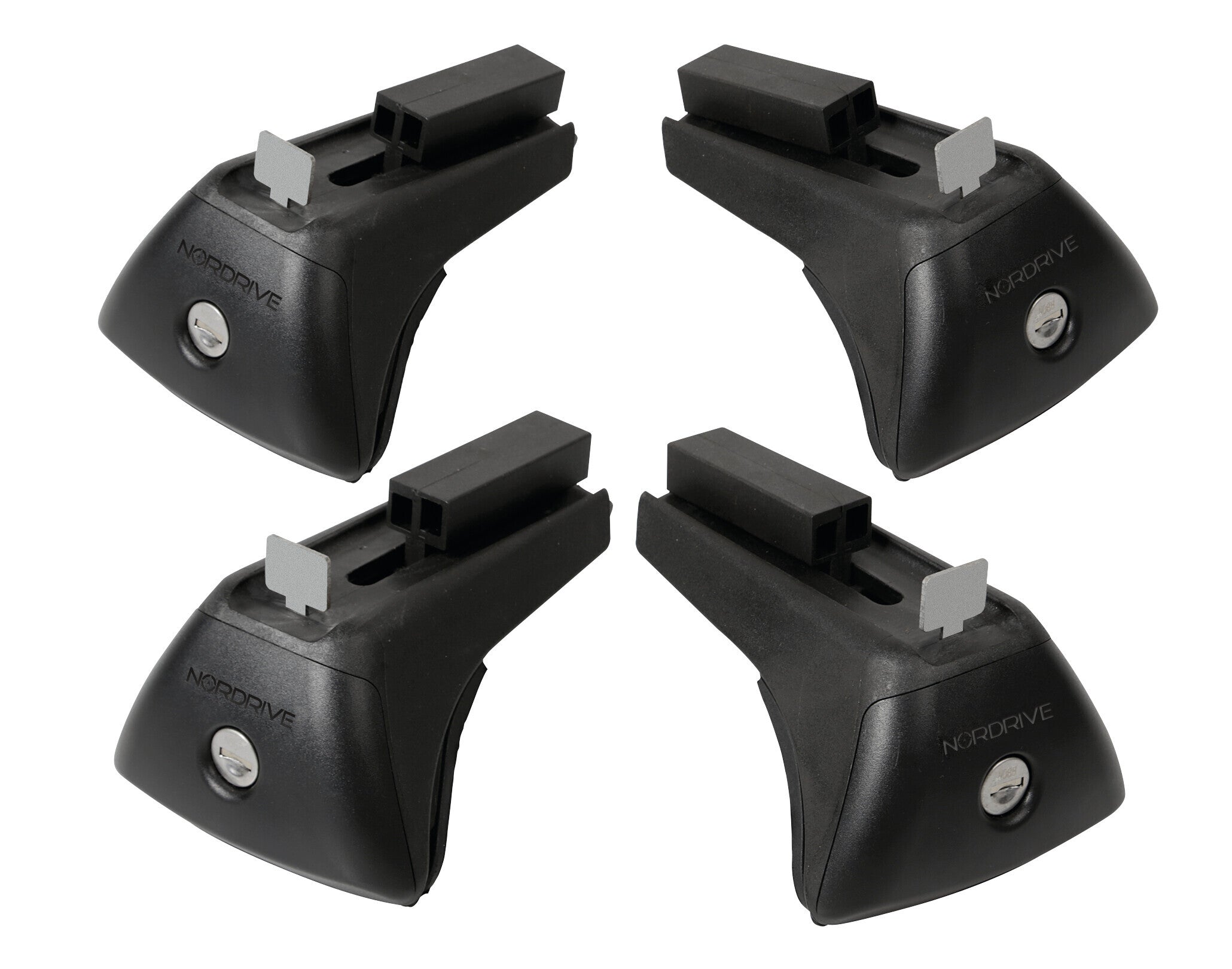 Evos IS (In-Rail Steel), kit 4 piedi per barre acciaio