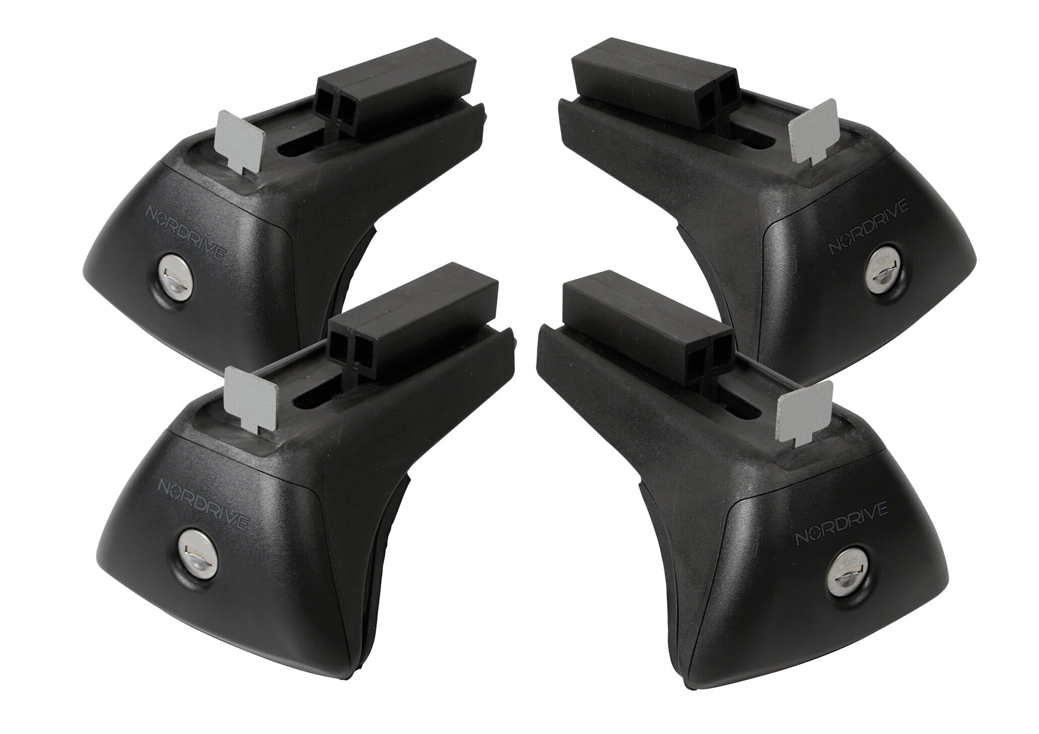 Evos IA (In-Rail Alu), kit 4 piedi per barre in alluminio
