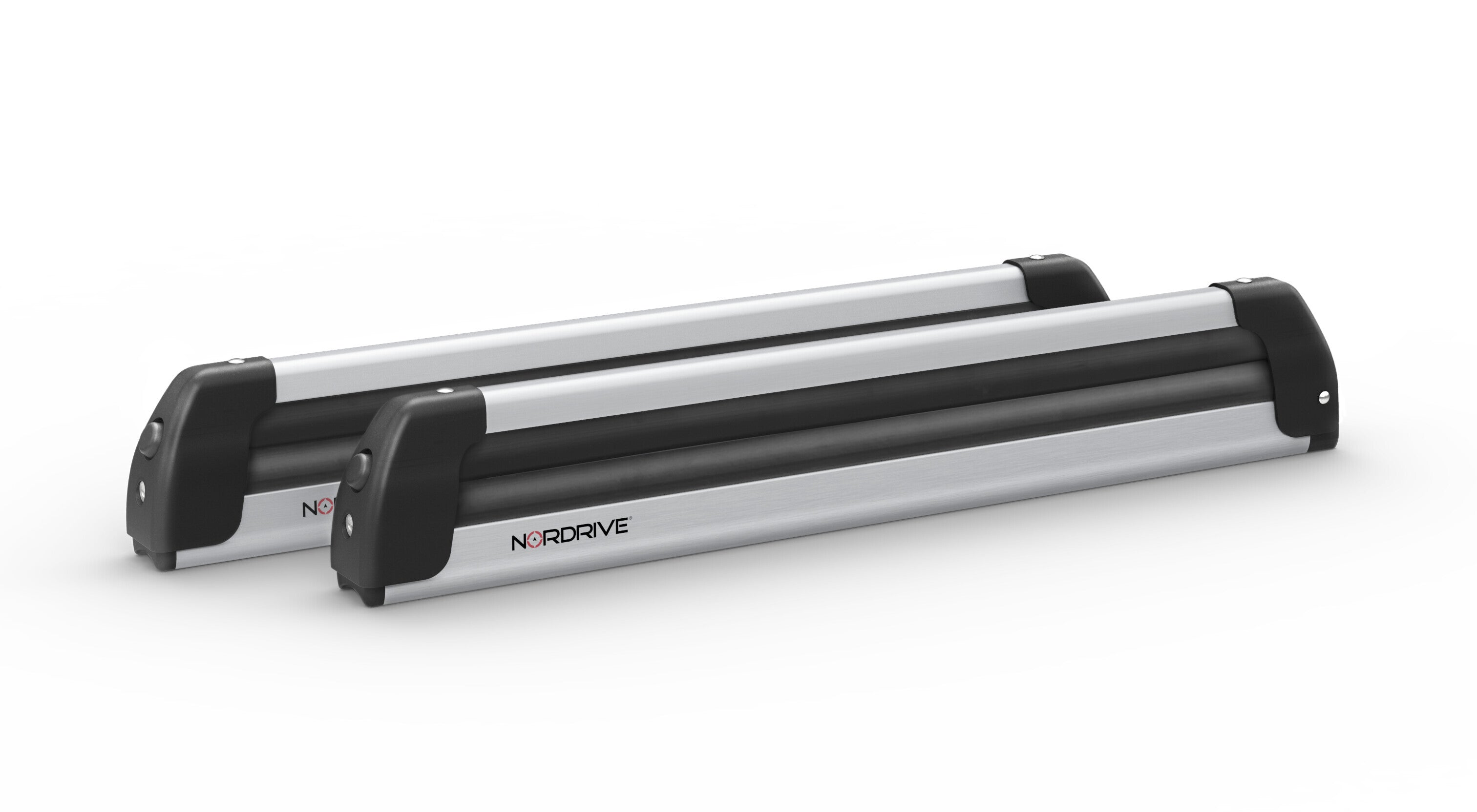 Pro-Slider EVO Aluminium PS-60, portasci per barre da tetto - Argento
