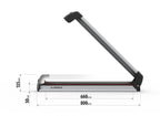 Pro-Slider EVO Aluminium PS-60, portasci per barre da tetto - Argento