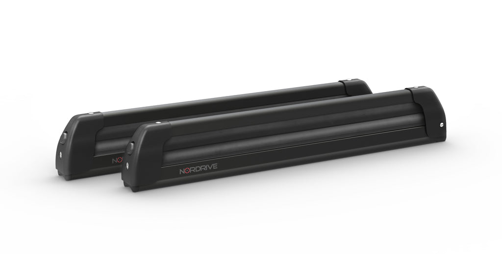 Pro-Slider EVO Aluminium PS-60, portasci per barre da tetto - Nero
