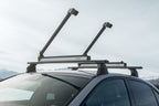 Nordic-King EVO aluminium NK-60, portasci per barre da tetto - Argento