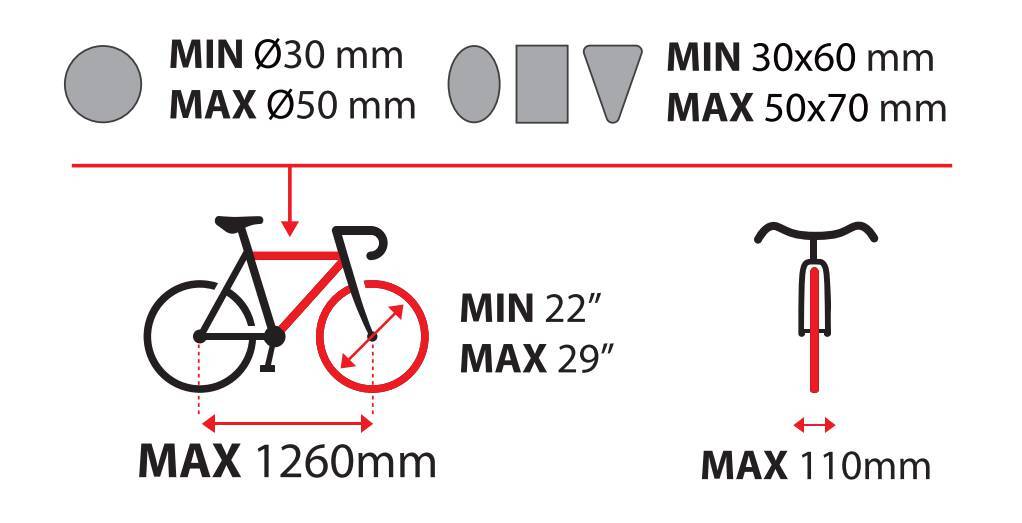 Wave 3, portabiciclette per gancio traino - 3 bici