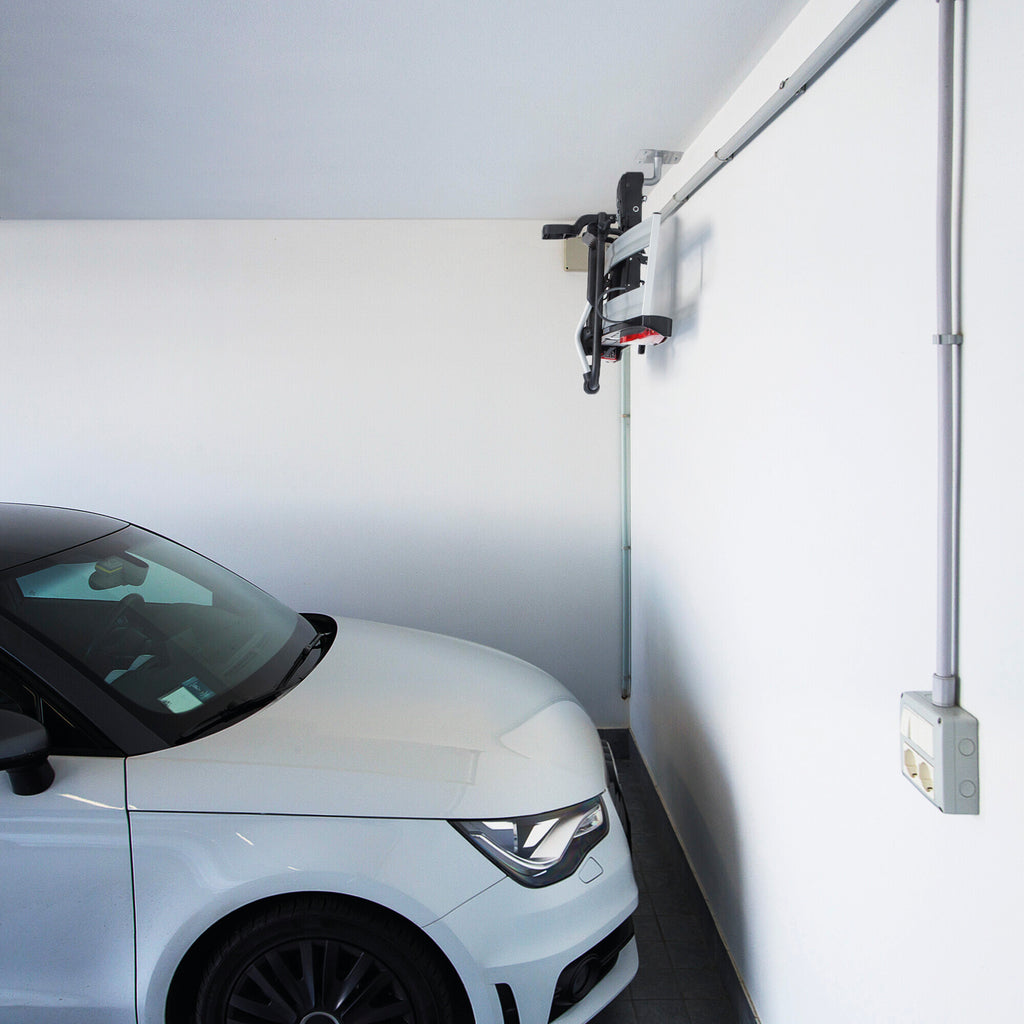Sphere-1, supporto universale per portabiciclette posteriori a gancio traino, fissaggio a muro o soffitto