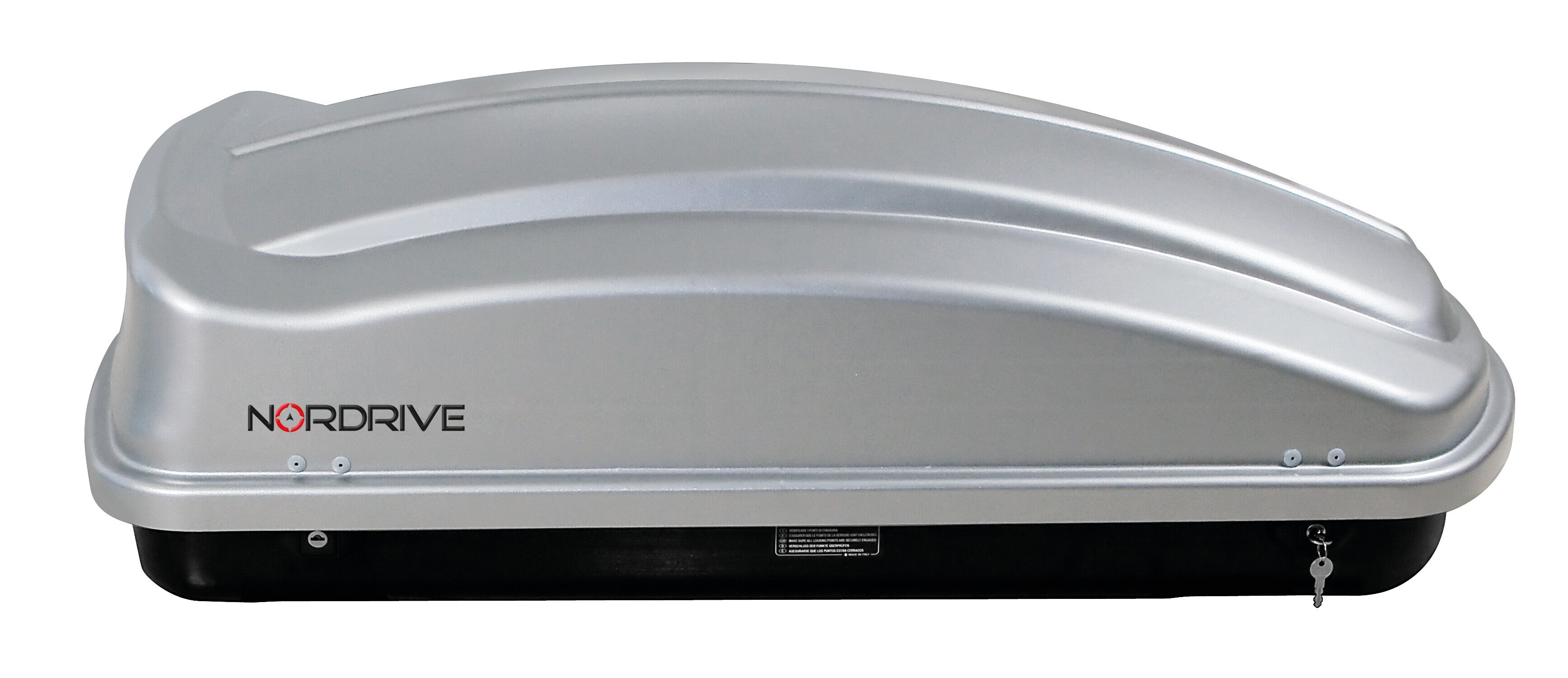 Box 330, box tetto in ABS, 330 litri - Grigio goffrato