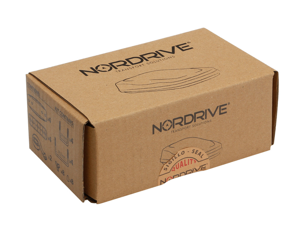 Ricambio kit fissaggio per box tetto Nordrive in ABS/PST