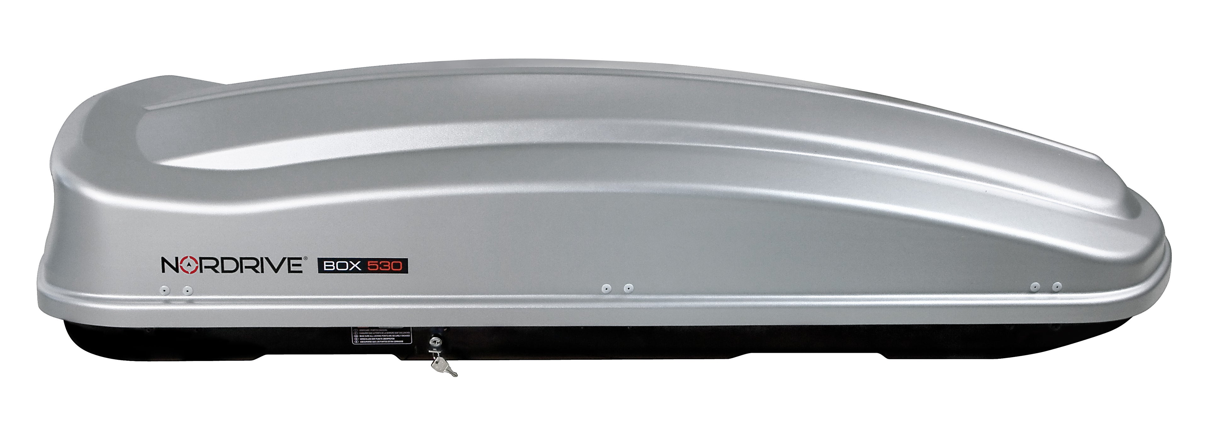 Box 530, box tetto in ABS, 530 litri - Grigio goffrato