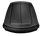 Box 333, box tetto in ABS, 333 litri - Nero goffrato