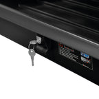 Box 333, box tetto in ABS, 333 litri - Nero goffrato