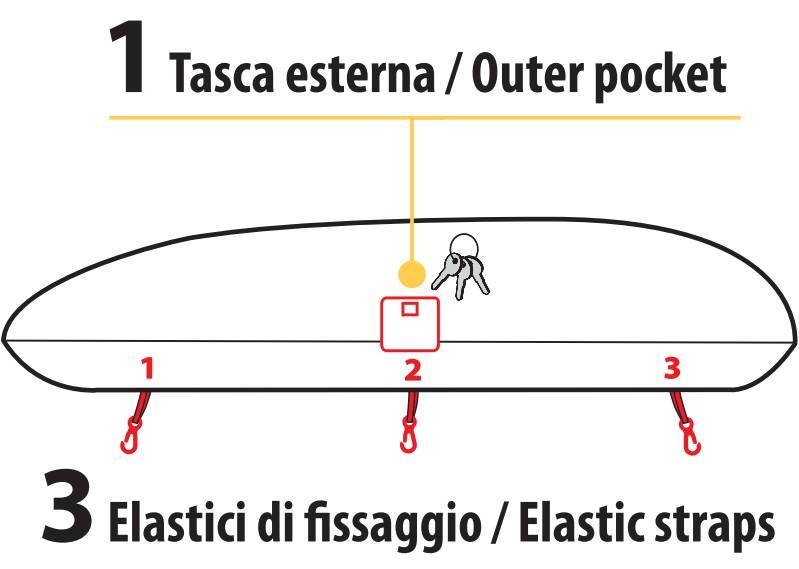 Cover protettiva per box da tetto - M - 135-175 cm