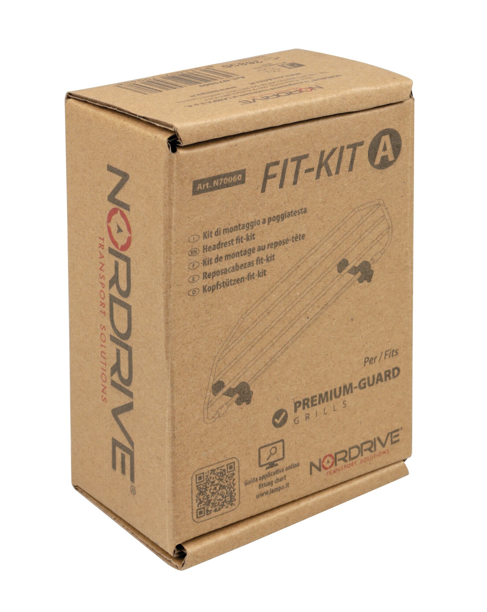 Fit-Kit A, kit di montaggio a poggiatesta