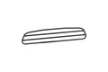 Premium-Guard, griglia divisoria in acciaio - Type 14 - 910x186 mm