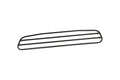 Premium-Guard, griglia divisoria in acciaio - Type 18 - 1070x186 mm