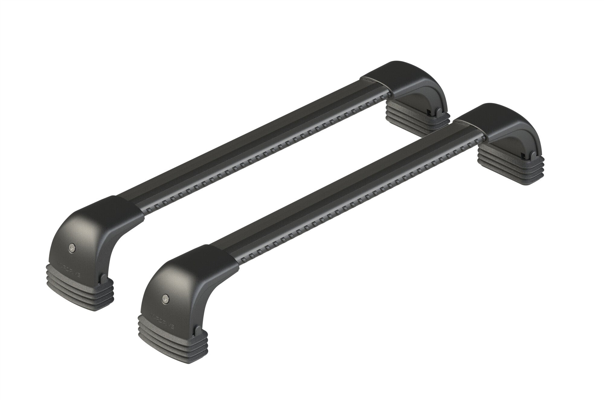 Silenzio CX Black, set completo barre portatutto in alluminio - 99 cm + 99 cm - Origine RF - C036