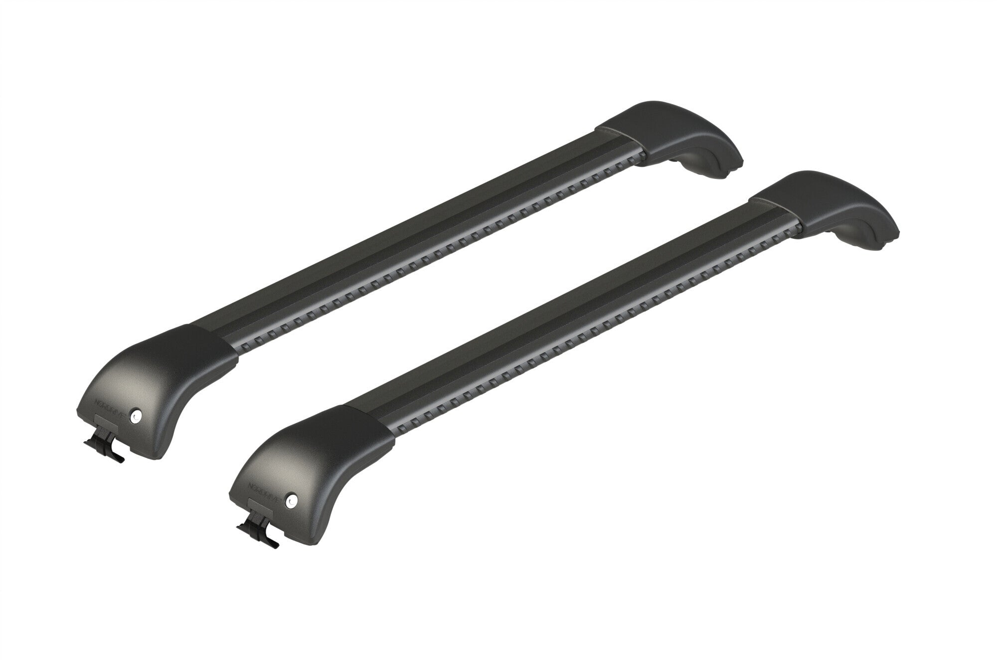 Silenzio CX Black, set completo barre portatutto in alluminio - 94 cm + 89 cm - Origine RL - C413