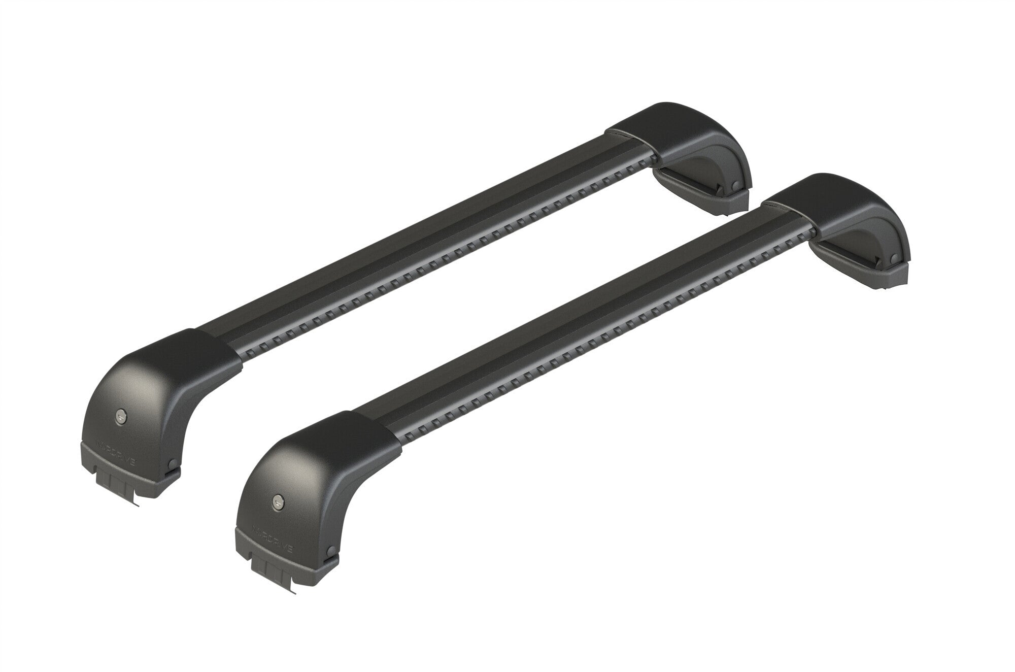 Silenzio CX Black, set completo barre portatutto in alluminio - 104 cm + 99 cm - Origine RF - C209