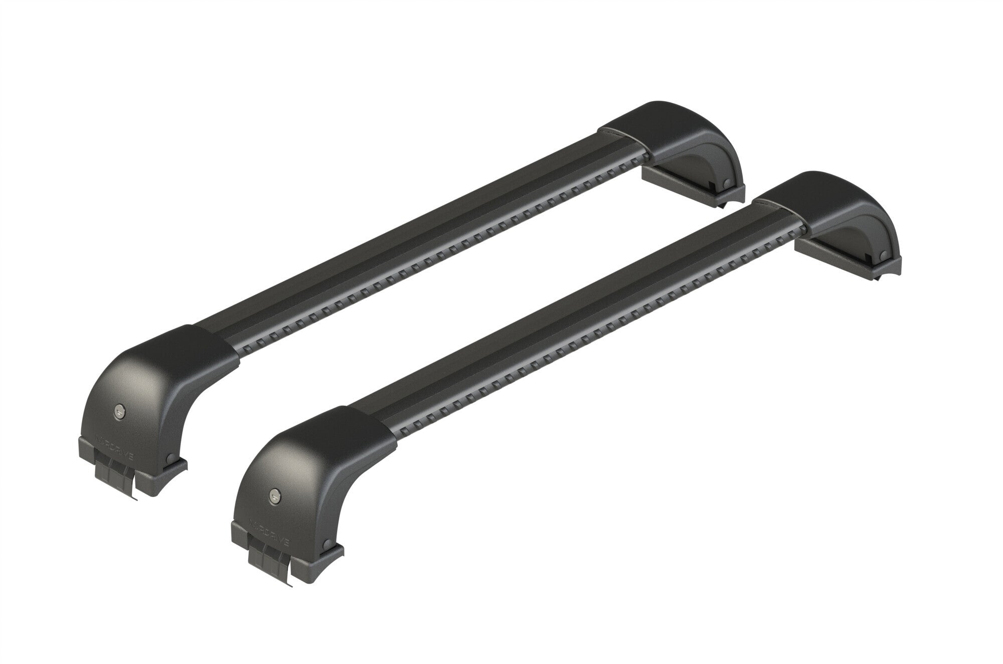 Silenzio CX Black, set completo barre portatutto in alluminio - 109 cm + 109 cm - Origine RF - C048