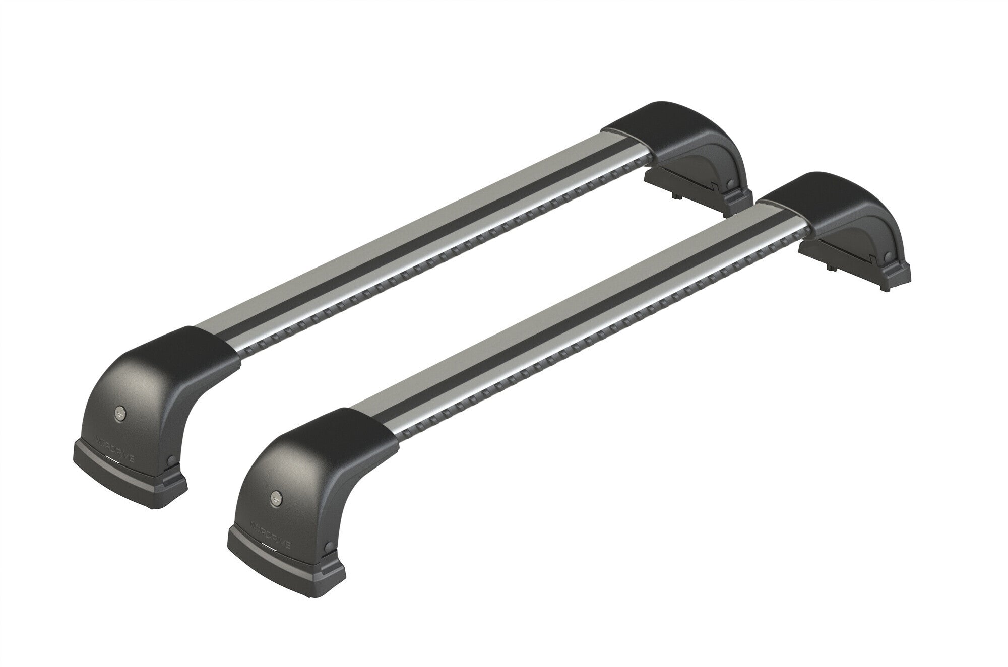 Silenzio CX, set completo barre portatutto in alluminio - 94 cm + 89 cm - Origine RF - C188