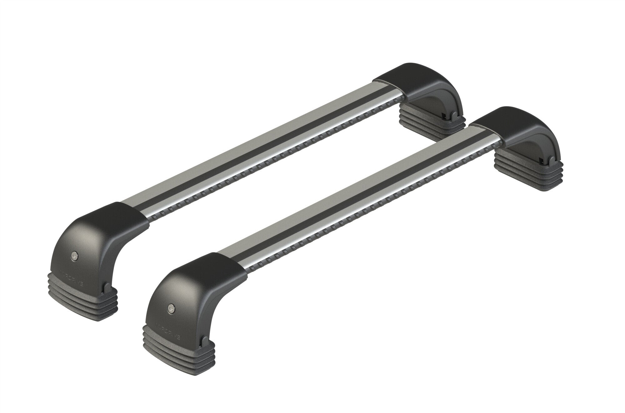 Silenzio CX, set completo barre portatutto in alluminio - 99 cm + 94 cm - Origine RF - C044