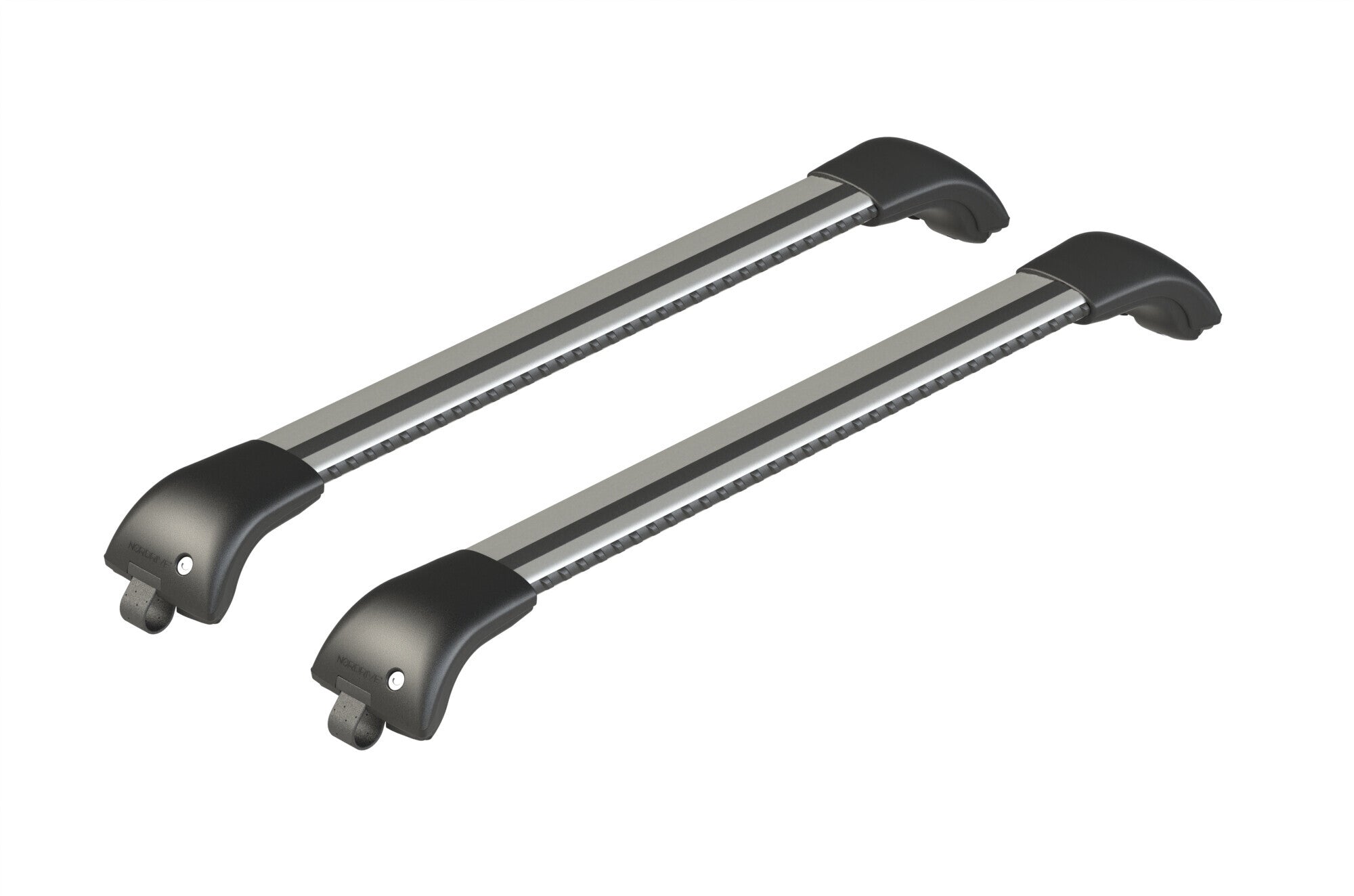Silenzio CX, set completo barre portatutto in alluminio - 109 cm + 104 cm - Origine RL - C400