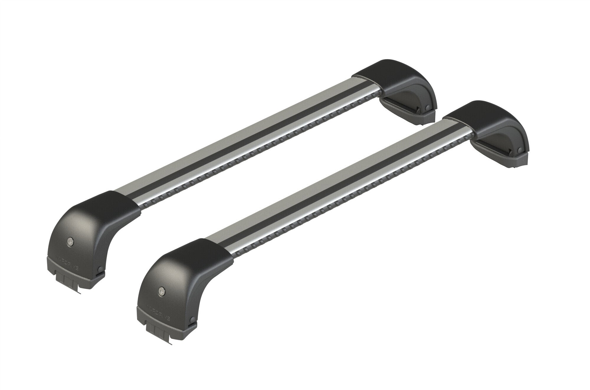 Silenzio CX, set completo barre portatutto in alluminio - 114 cm + 109 cm - Origine RF - C190