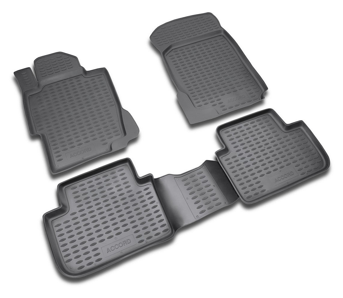 Set tappeti su misura in TPE - compatibile per Honda Accord 4p (06/08>09/14) - Honda Accord Tourer (07/08>12/13)