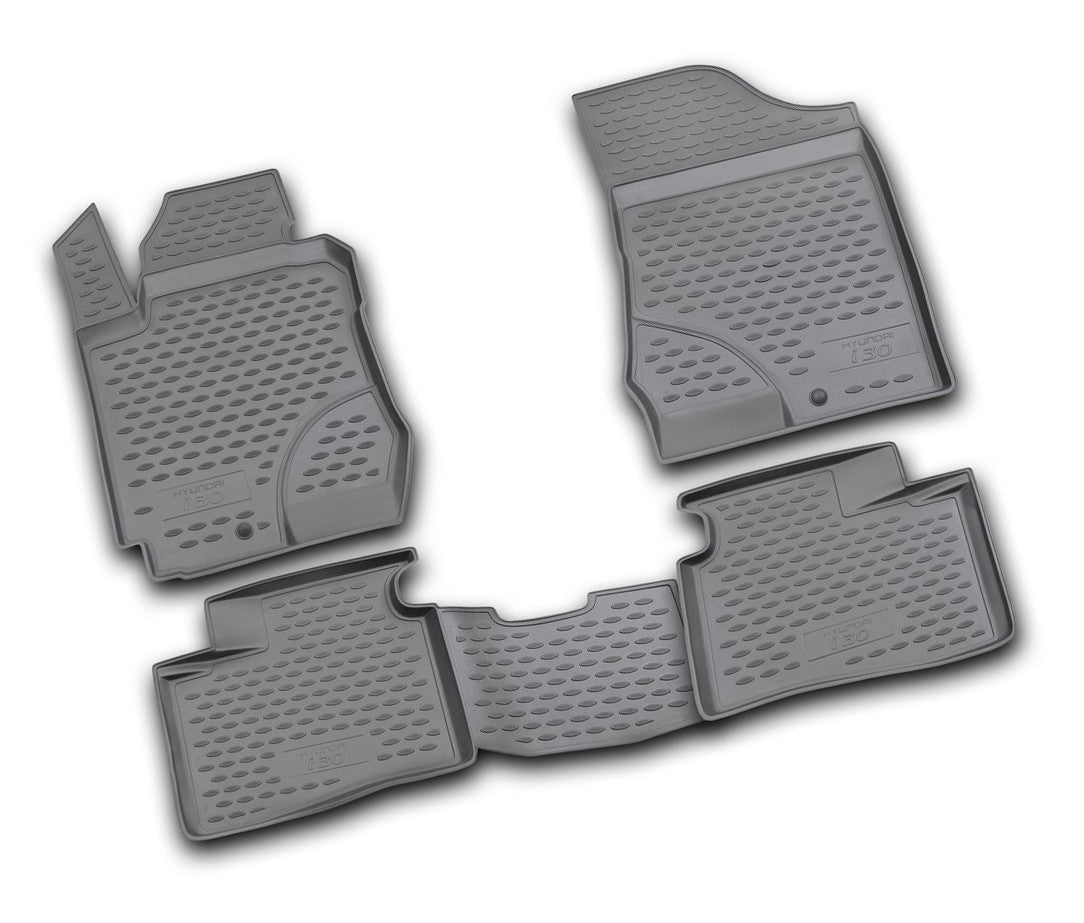 Set tappeti su misura in TPE - compatibile per Hyundai i30 5p (09/07>02/12) - Hyundai i30 CW (04/08>08/12)