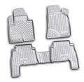 Set tappeti su misura in TPE - compatibile per Hyundai Santa Fe (03/11>09/12)
