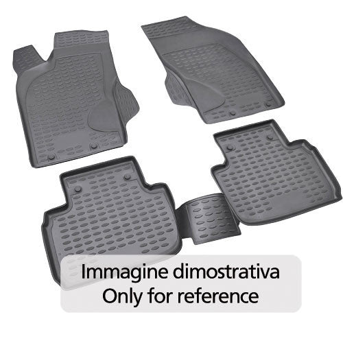 Set tappeti su misura in TPE - compatibile per Peugeot 207 3p (05/06>11/12) - Peugeot 207 5p (05/06>11/12) - Peugeot 207 cc (03/07>05/14) - Peugeot 207 Plus 3p (02/13>08/14) - Peugeot 207 Plus 5p (02/13>08/14) - Peugeot 207 sw (07/07>12/13)