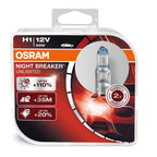 12V Night Breaker Unlimited - H1 - 55W - P14,5s - 2 pz - Scatola Plast.