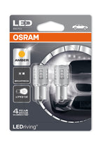 12V LEDriving Retrofit Led Standard - (PY21W) - BAU15s - 2 pz - Blister - Arancio