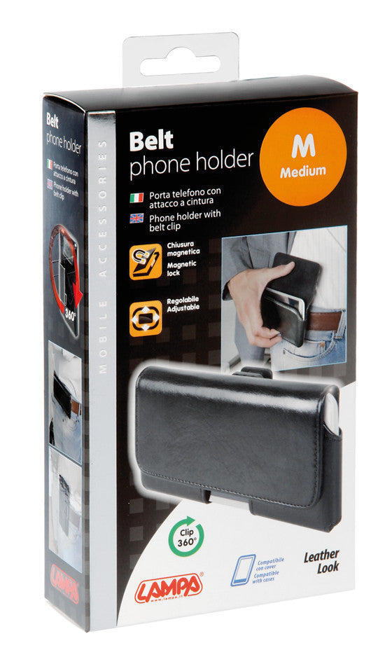 Porta telefono con attacco a cintura - M - 80x150 mm