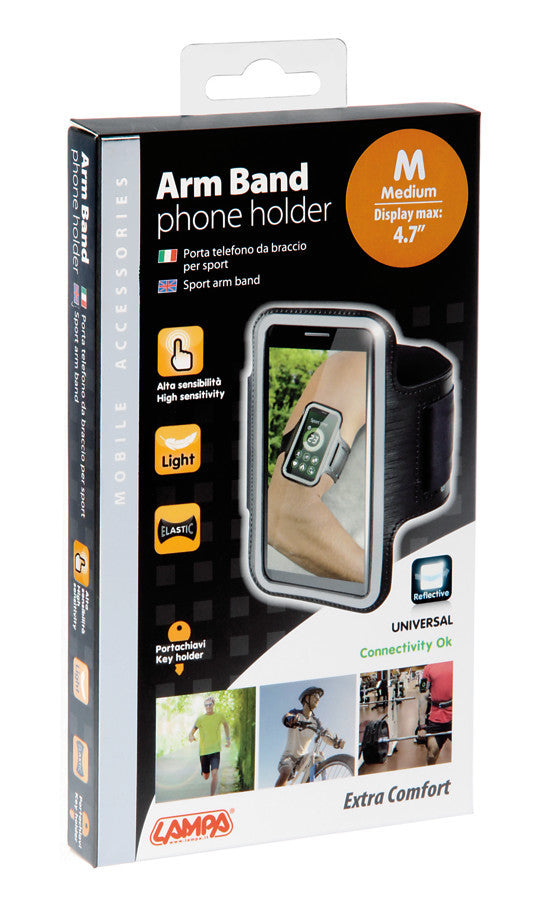 Arm Band, portatelefono da braccio per sport - M - max 4,7"