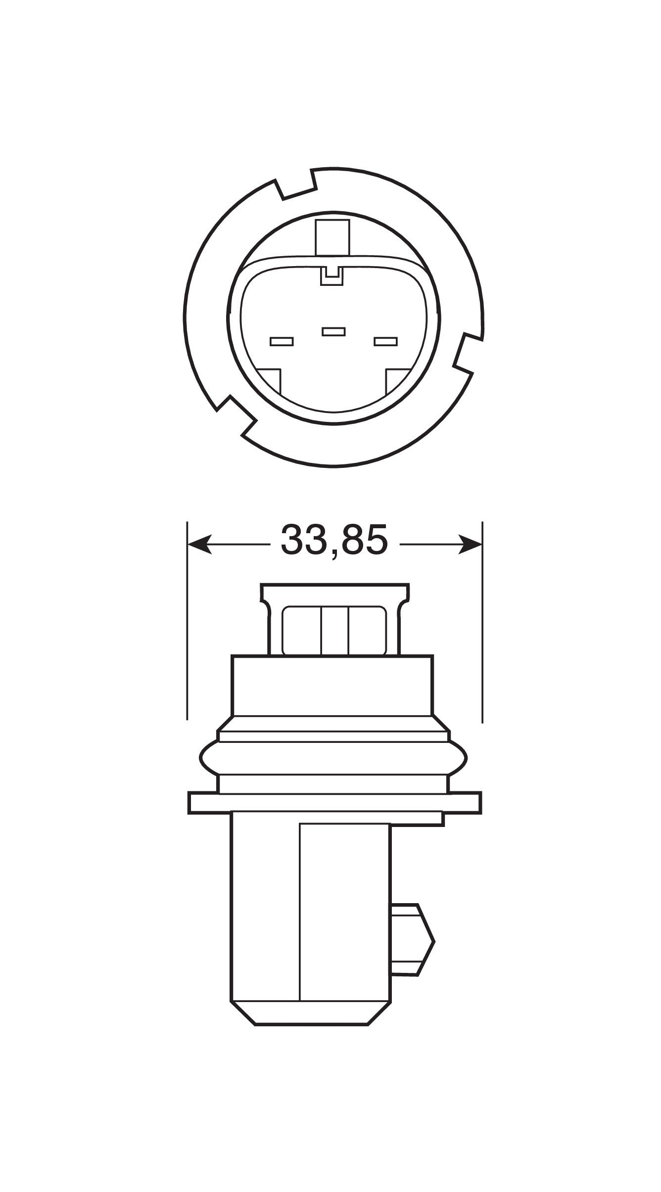 12V Lampada alogena - HB1 9004 - 65/45W - P29t - 1 pz - D/Blister