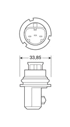 12V Lampada alogena Blu-Xe - HB1 9004 - 65/45W - P29t - 2 pz - Scatola Plast.
