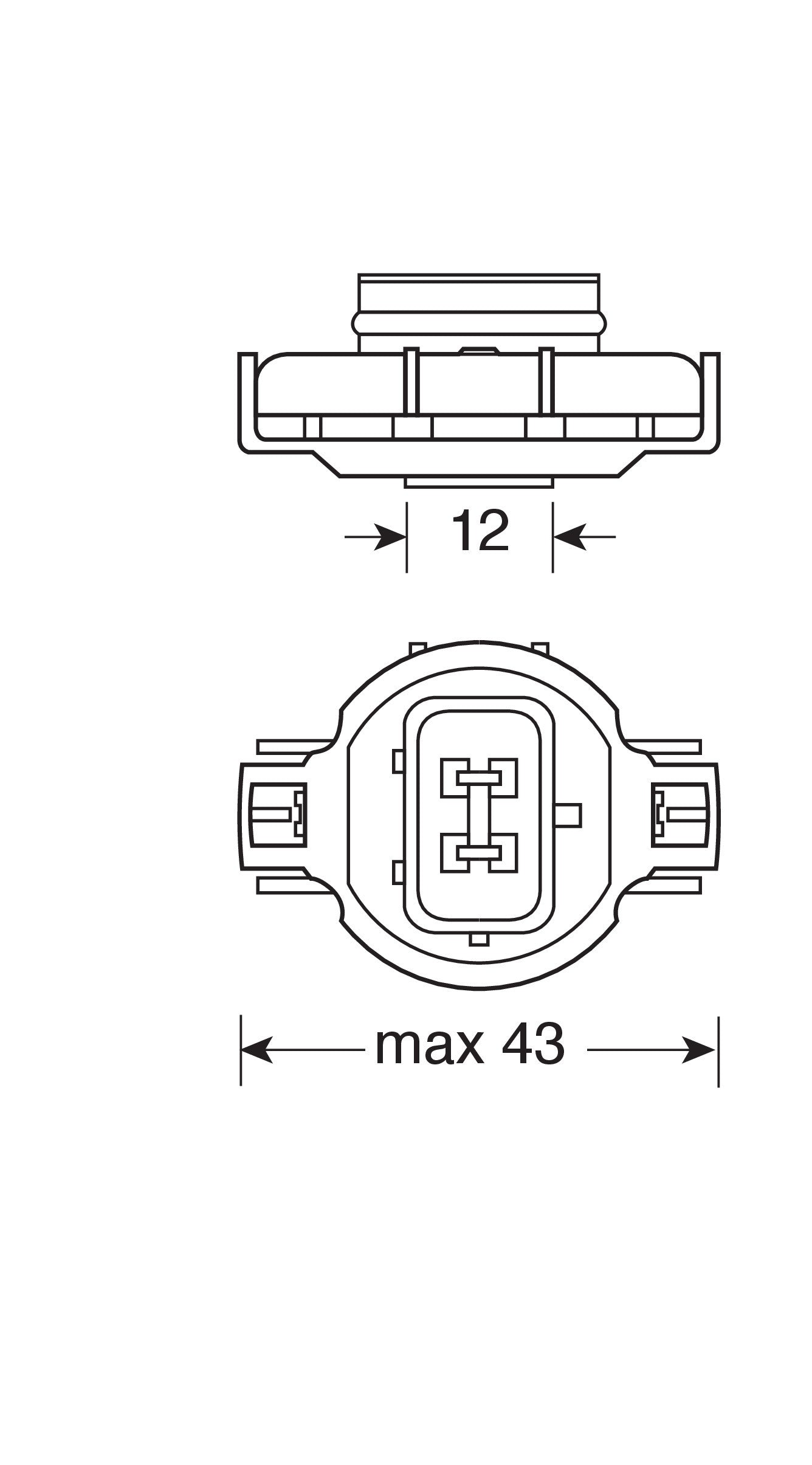 12V Lampada alogena - PSX24W - 24W - PG20-7 - 1 pz - Scatola