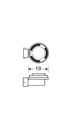 12V Lampada alogena Xenon Ice - H8 - 35W - PGJ19-1 - 2 pz - Scatola