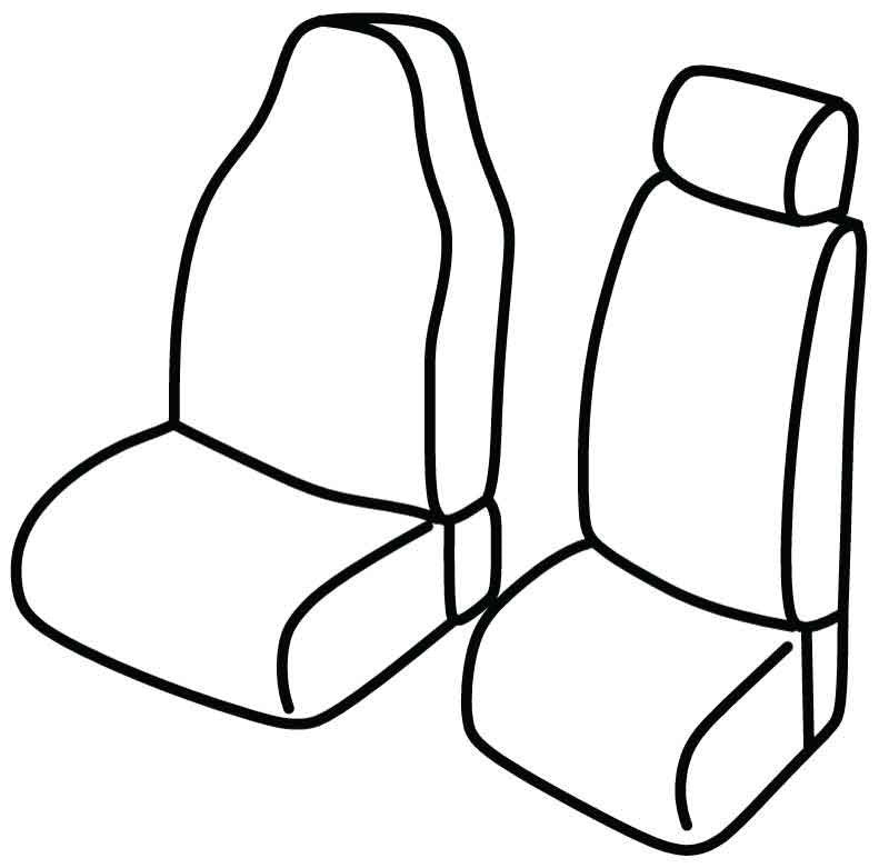 Set coprisedili Superior - Beige - compatibile per Citroen Berlingo Van (06/18>05/24) - Opel Combo Cargo (09/18>) - Peugeot E-Rifter Standard (02/22>03/24) - Peugeot Partner (09/18>) - Peugeot Rifter (08/18>01/22)